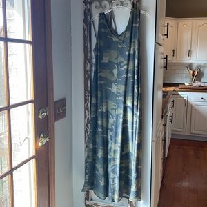 Camo Wide Leg Jumpsuit